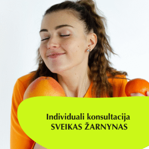 Asmeninė konsultacija – sveikas žarnynas