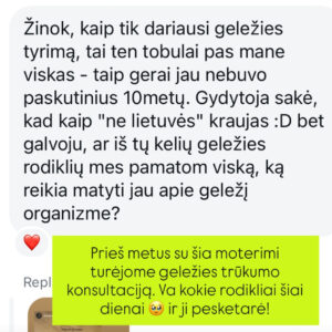Asmeninė konsultacija – sveikas žarnynas